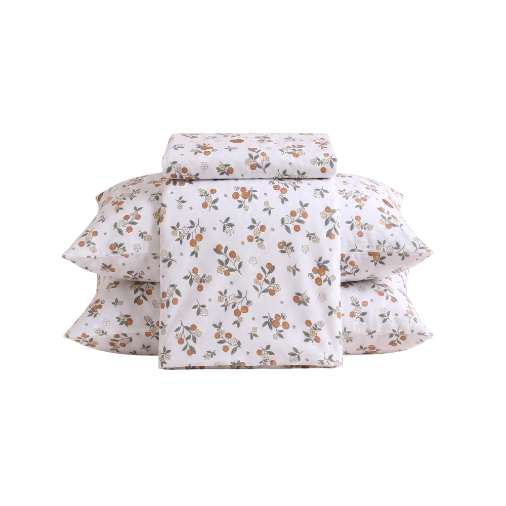 Inspire Ellery 100% Cotton Fitted Sheet Set