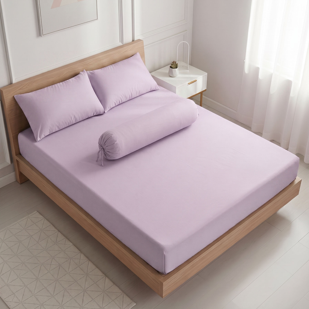 Premium 90 GSM Microfiber Solid Colour Bedding Sets