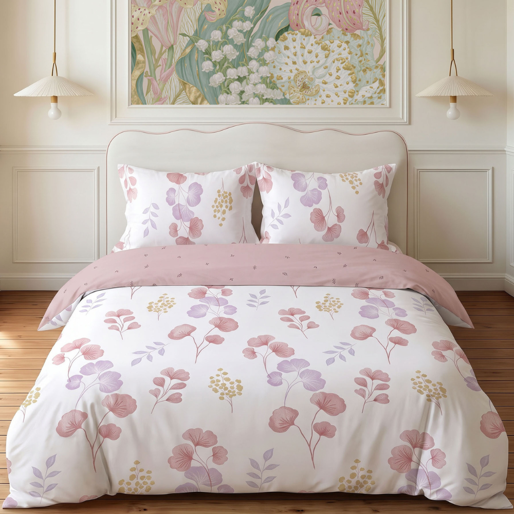 Inspire Raeanna 100% Cotton Quilt Cover Set