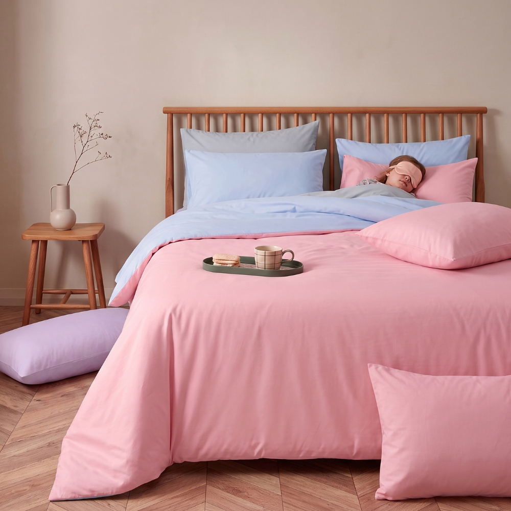 Premium 90 GSM Microfiber Solid Colour Bedding Sets