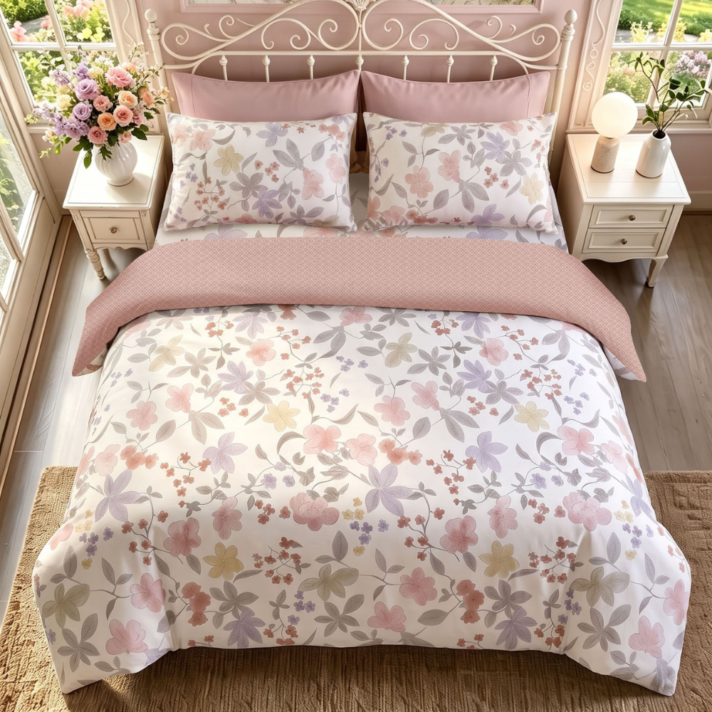 Inspire Jorie 100% Cotton Quilt Cover Set