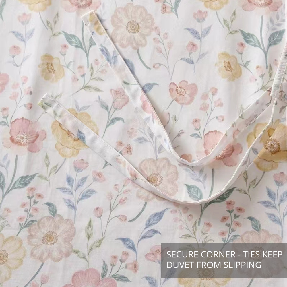 Inspire Orielle 100% Cotton Quilt Cover Set