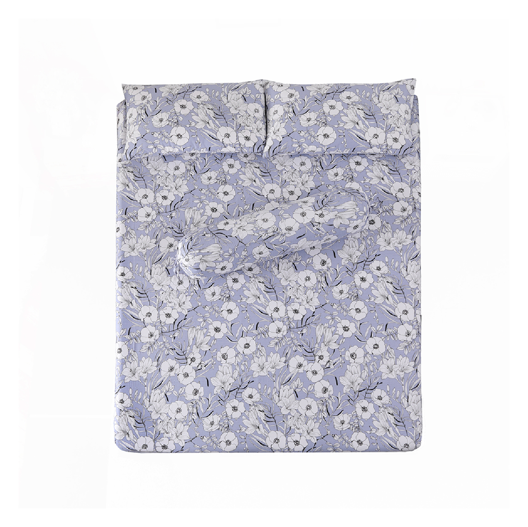 ⚡FLASH SALE⚡ Contempo Amara 100% Cotton Fitted Sheet Set