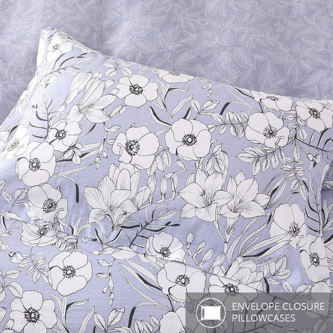 Contempo Amara 100% Cotton Quilt Cover Set