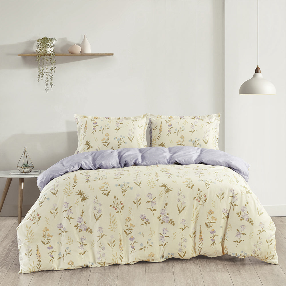 Contempo Avelin 100% Cotton Quilt Cover Set - Aussino Malaysia