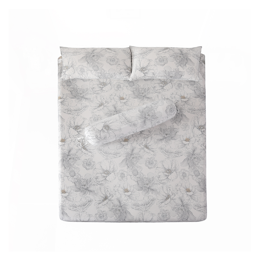 Contempo Beatrix 100% Cotton Fitted Sheet Set