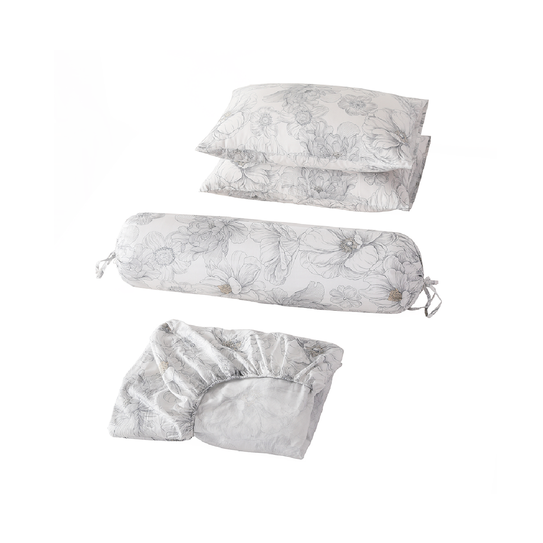 Contempo Beatrix 100% Cotton Fitted Sheet Set