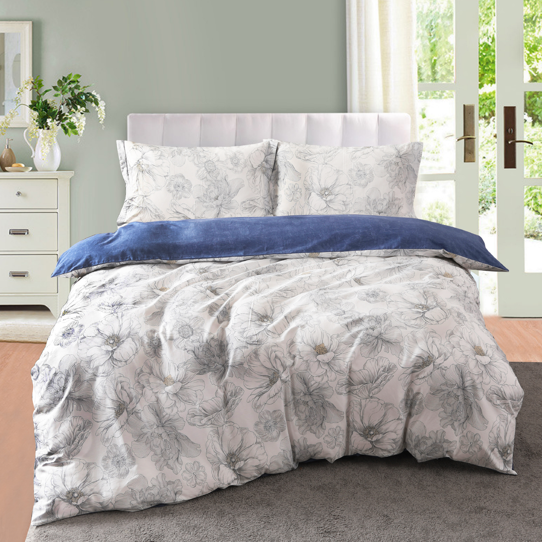Contempo Beatrix 100% Cotton Quilt Cover Set