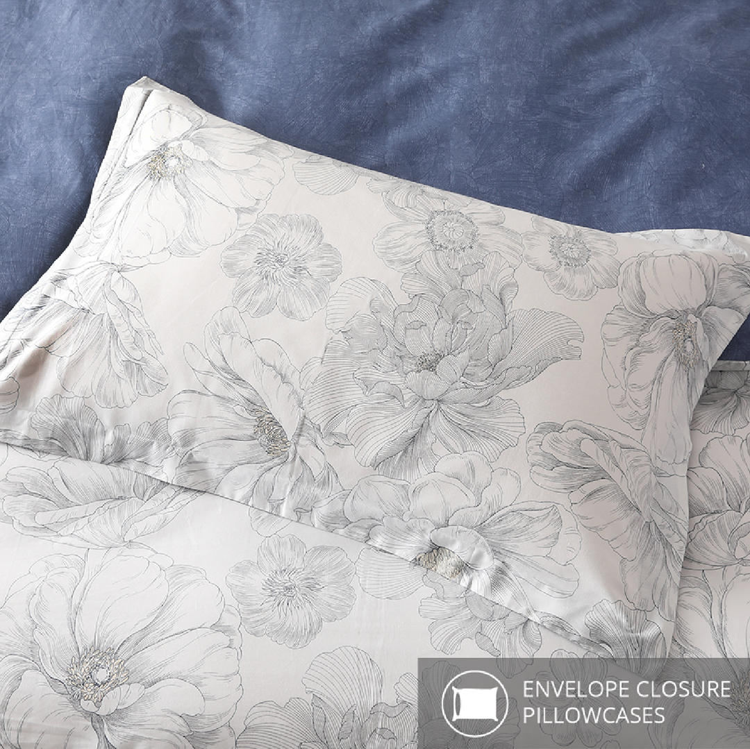 Contempo Beatrix 100% Cotton Quilt Cover Set