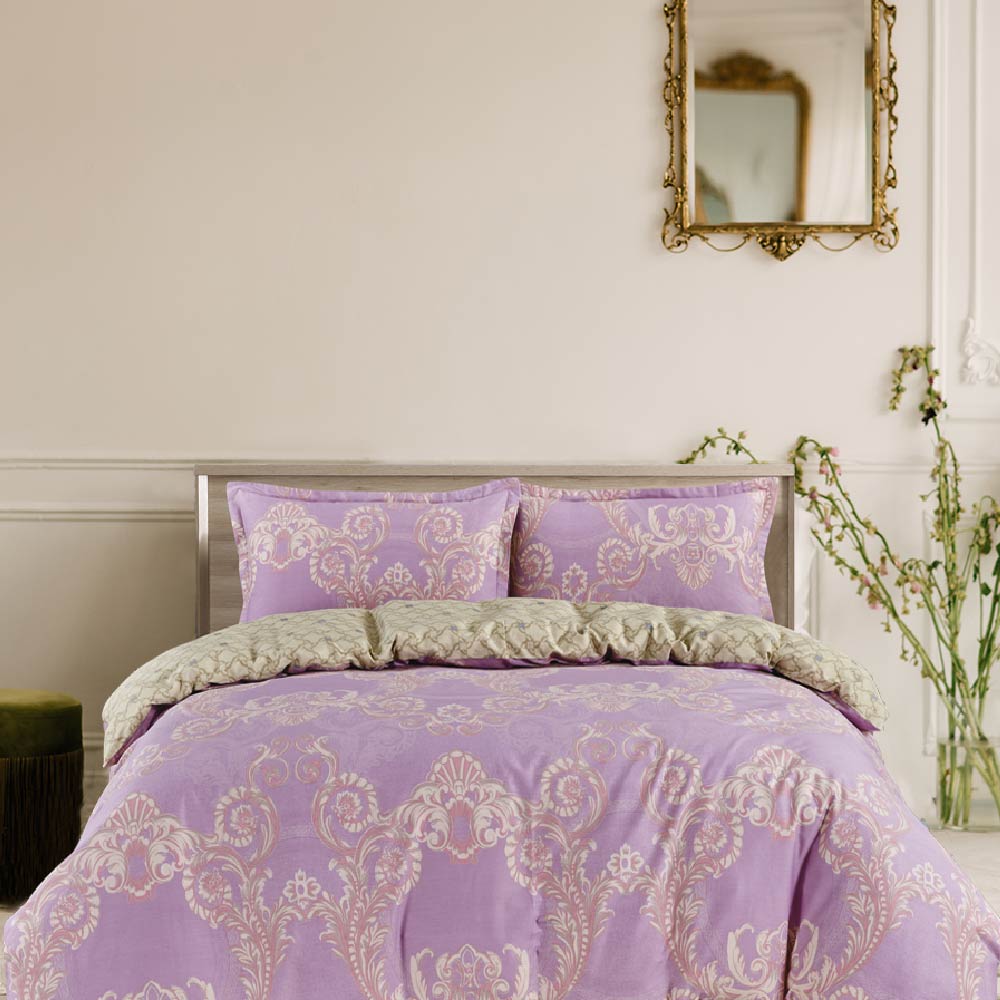 Royal Symphony Vittoria 100% Cotton Quilt Cover Set - Aussino Malaysia