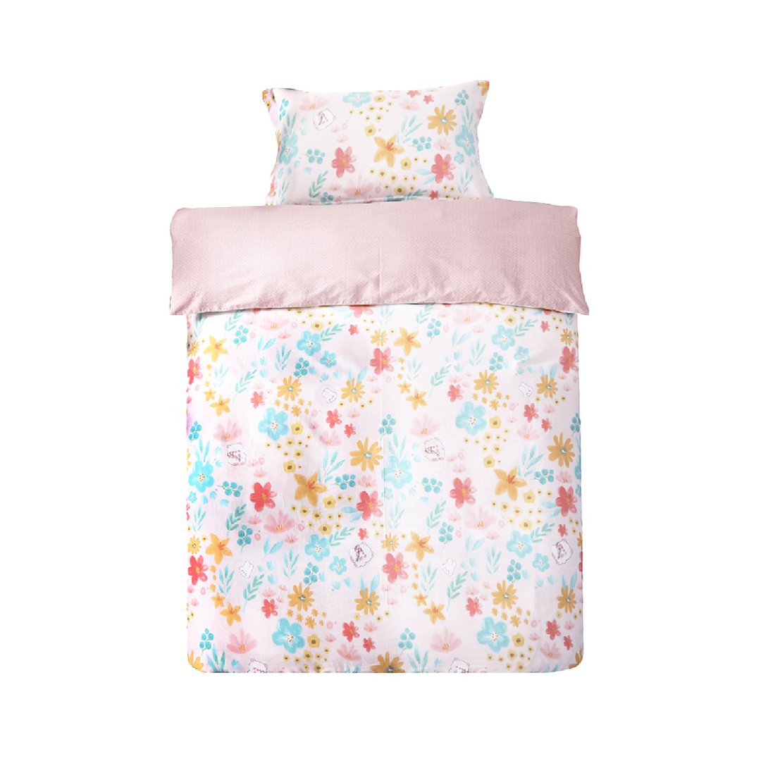 Aussino Kids Blush 100% Cotton Quilt Cover Set