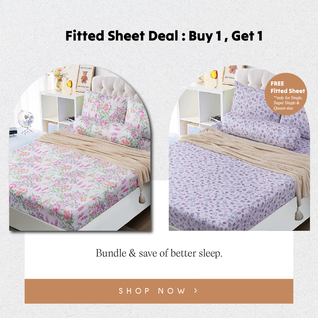 ⚡FLASH SALE⚡ Inspire Matilda 100% Cotton Fitted Sheet Set