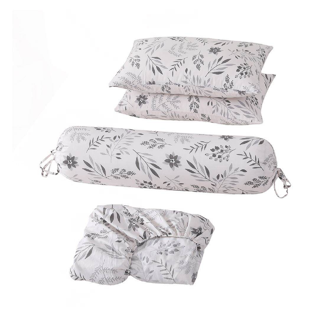 Contempo Elowen 100% Cotton Fitted Sheet Set