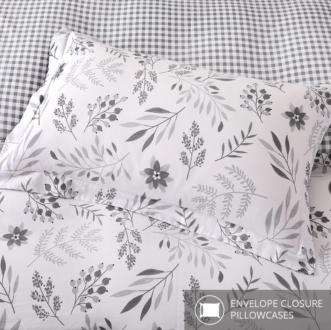 Contempo Elowen 100% Cotton Quilt Cover Set