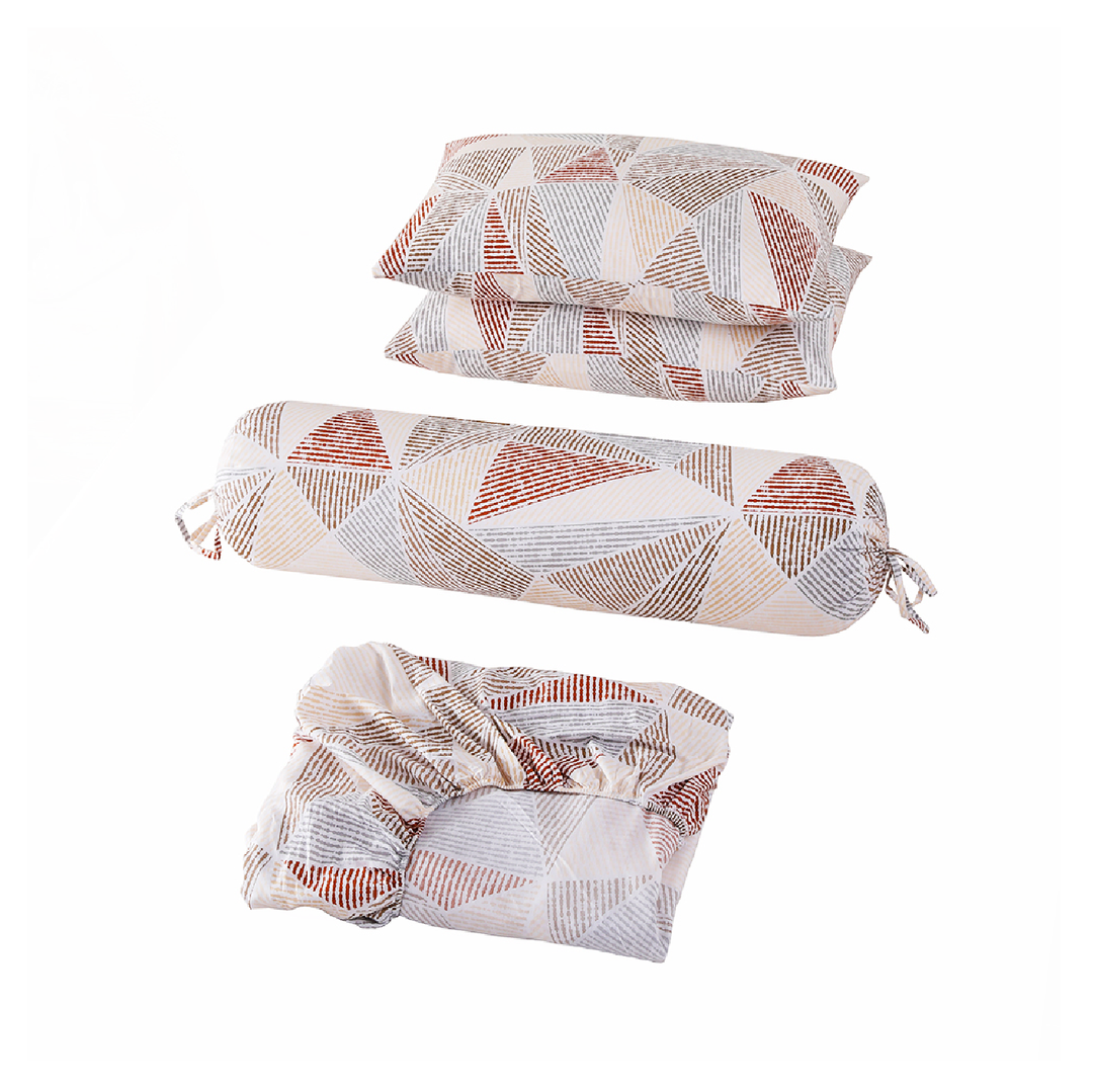 Inspire Hansen 100% Cotton Fitted Sheet Set