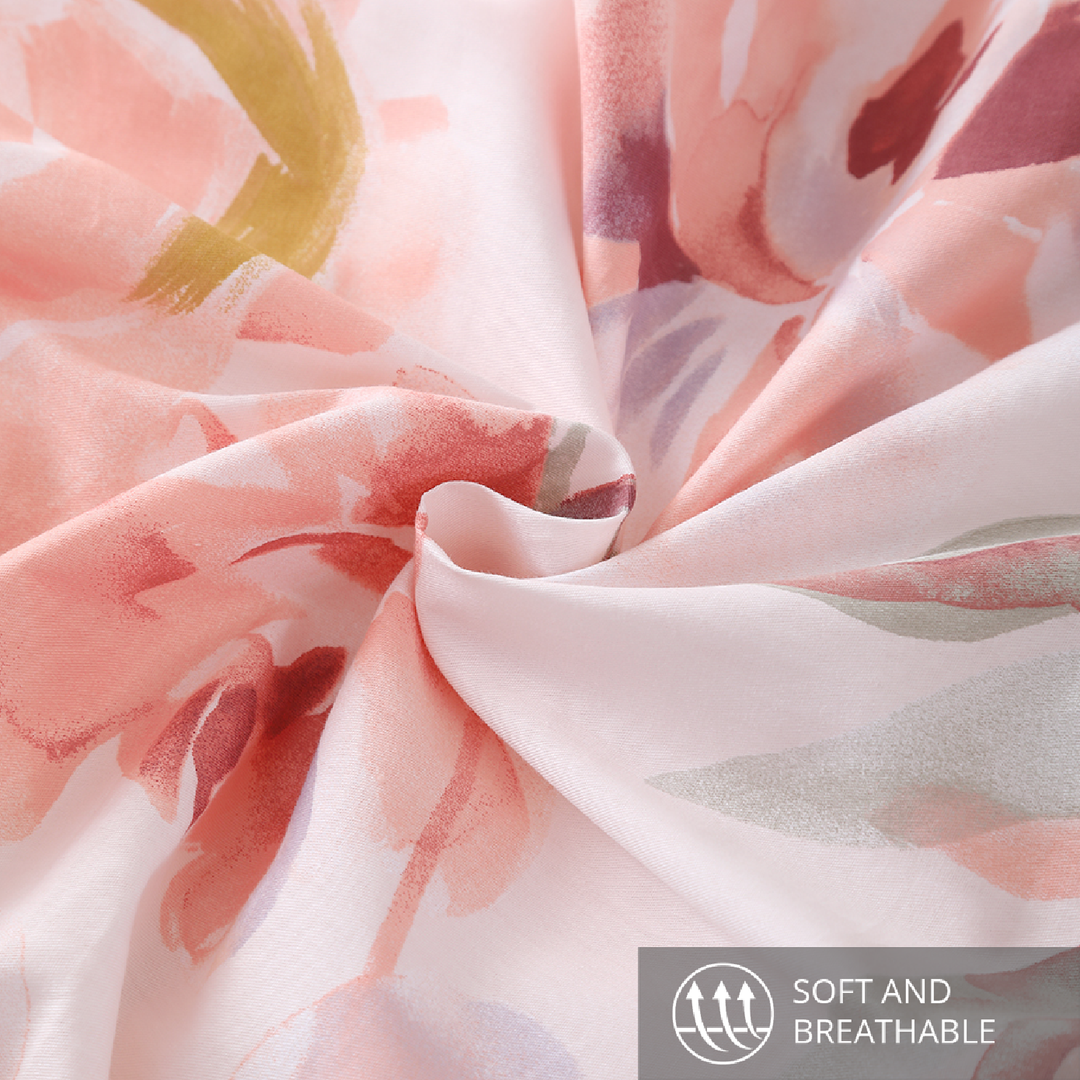 Contempo Helena 100% Cotton Quilt Cover Set