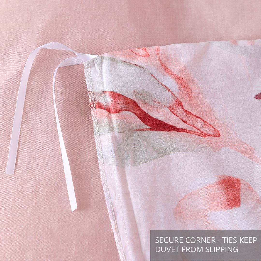 Contempo Helena 100% Cotton Quilt Cover Set