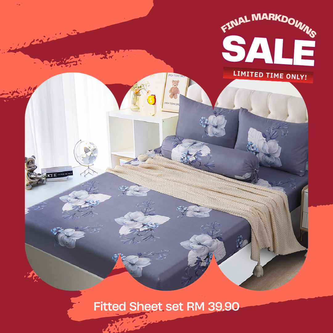 ⚡ FLASH SALE ⚡ Relax Tylin Fitted Sheet Set