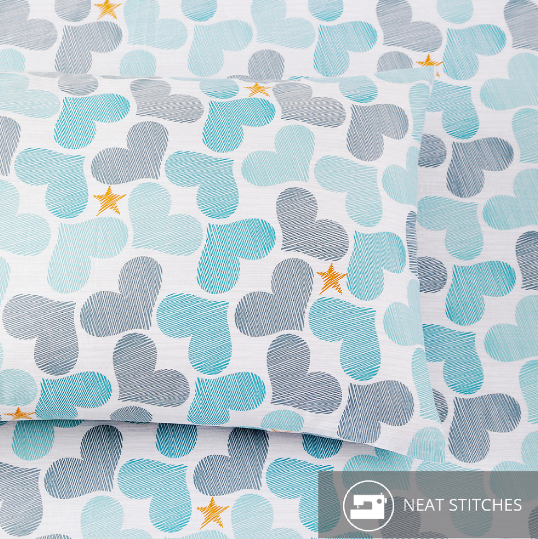 Inspire Jacca 100% Cotton Fitted Sheet Set