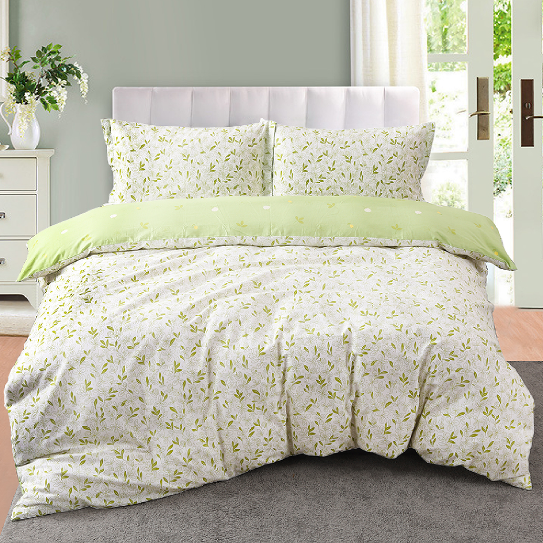 Contempo Jovana 100% Cotton Quilt Cover Set