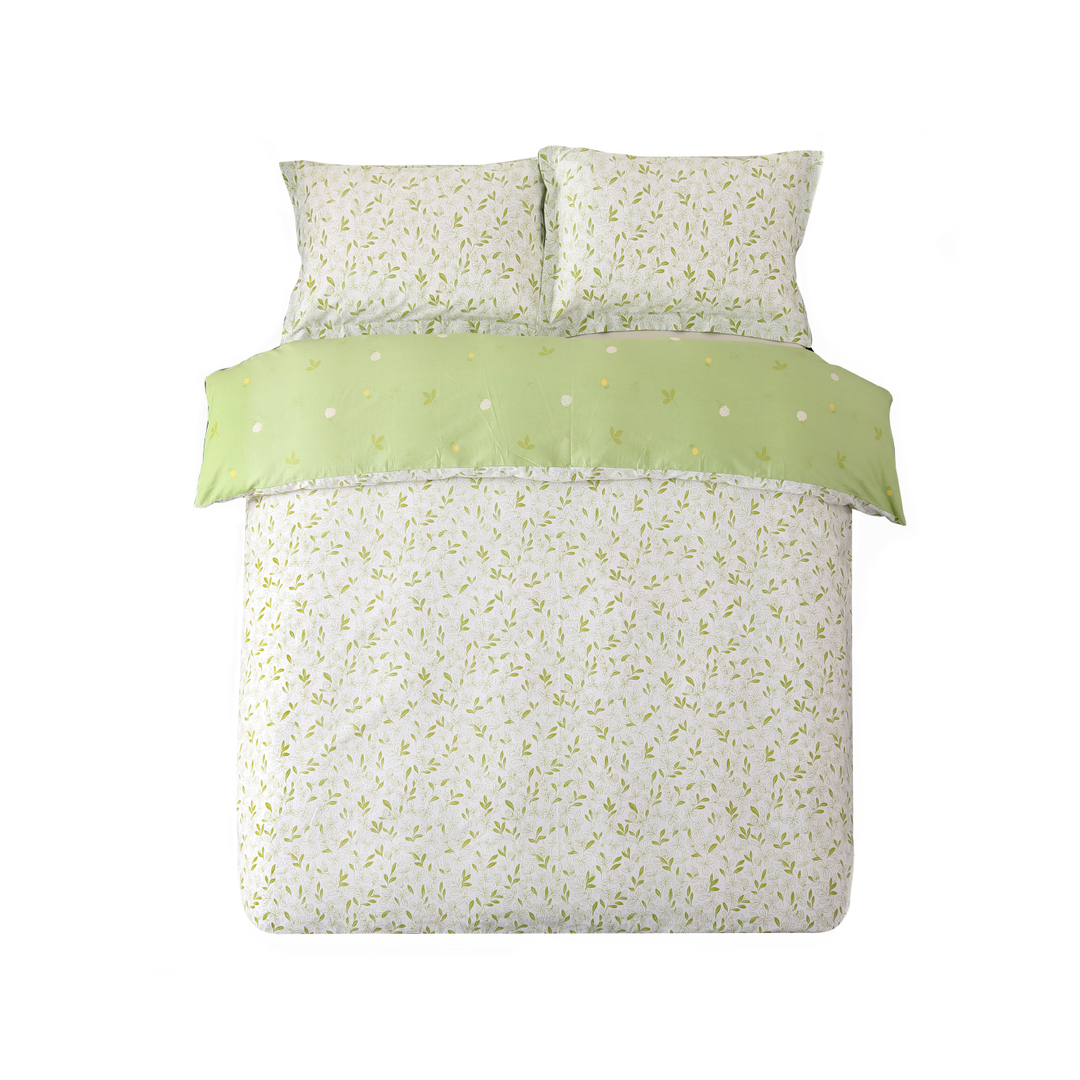 Contempo Jovana 100% Cotton Quilt Cover Set
