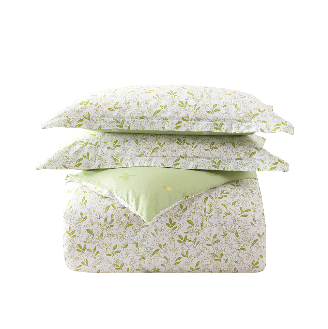 Contempo Jovana 100% Cotton Quilt Cover Set