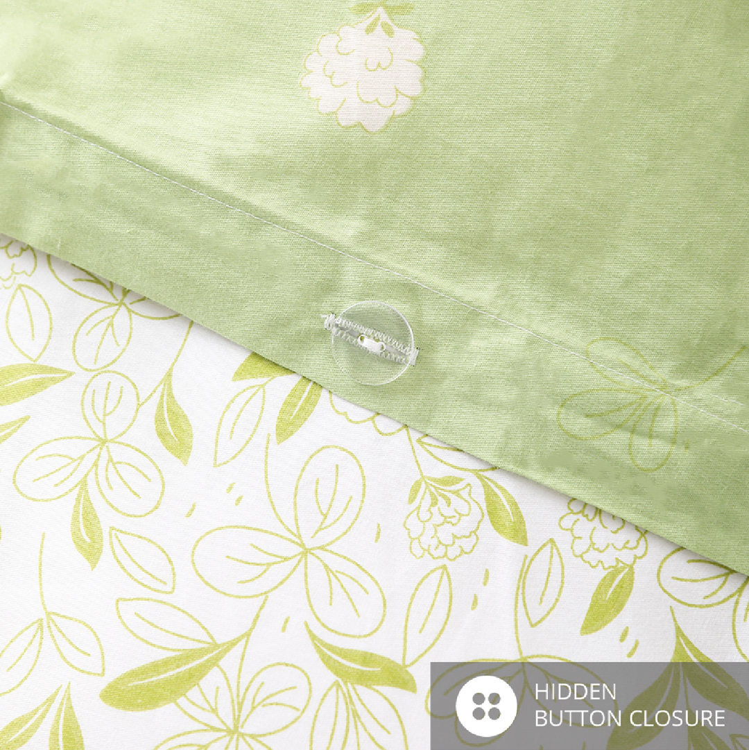 Contempo Jovana 100% Cotton Quilt Cover Set