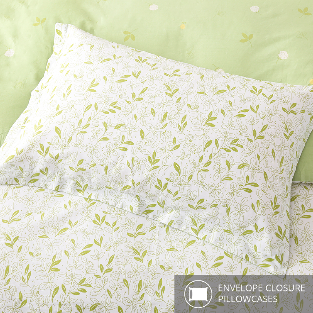 Contempo Jovana 100% Cotton Quilt Cover Set