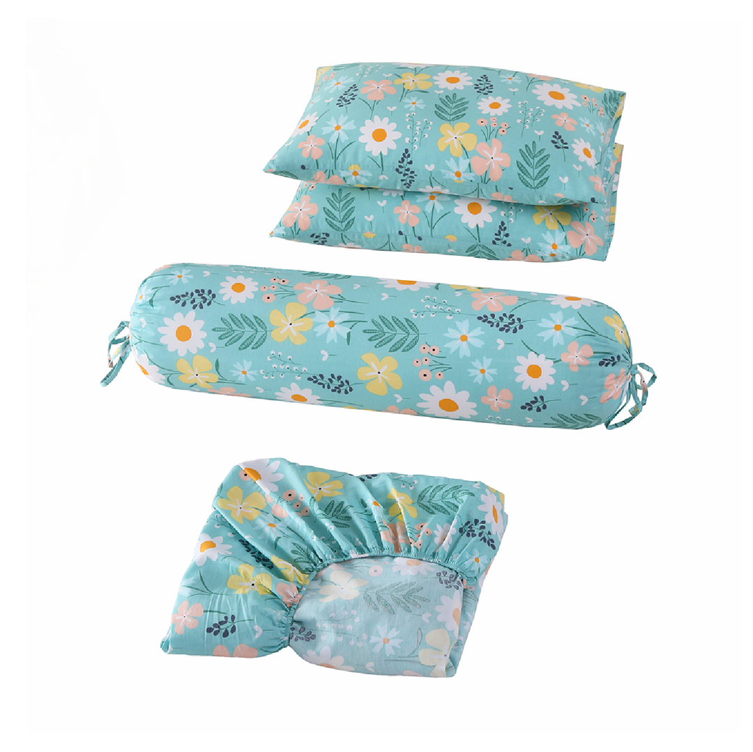 Inspire Kalista 100% Cotton Fitted Sheet Set