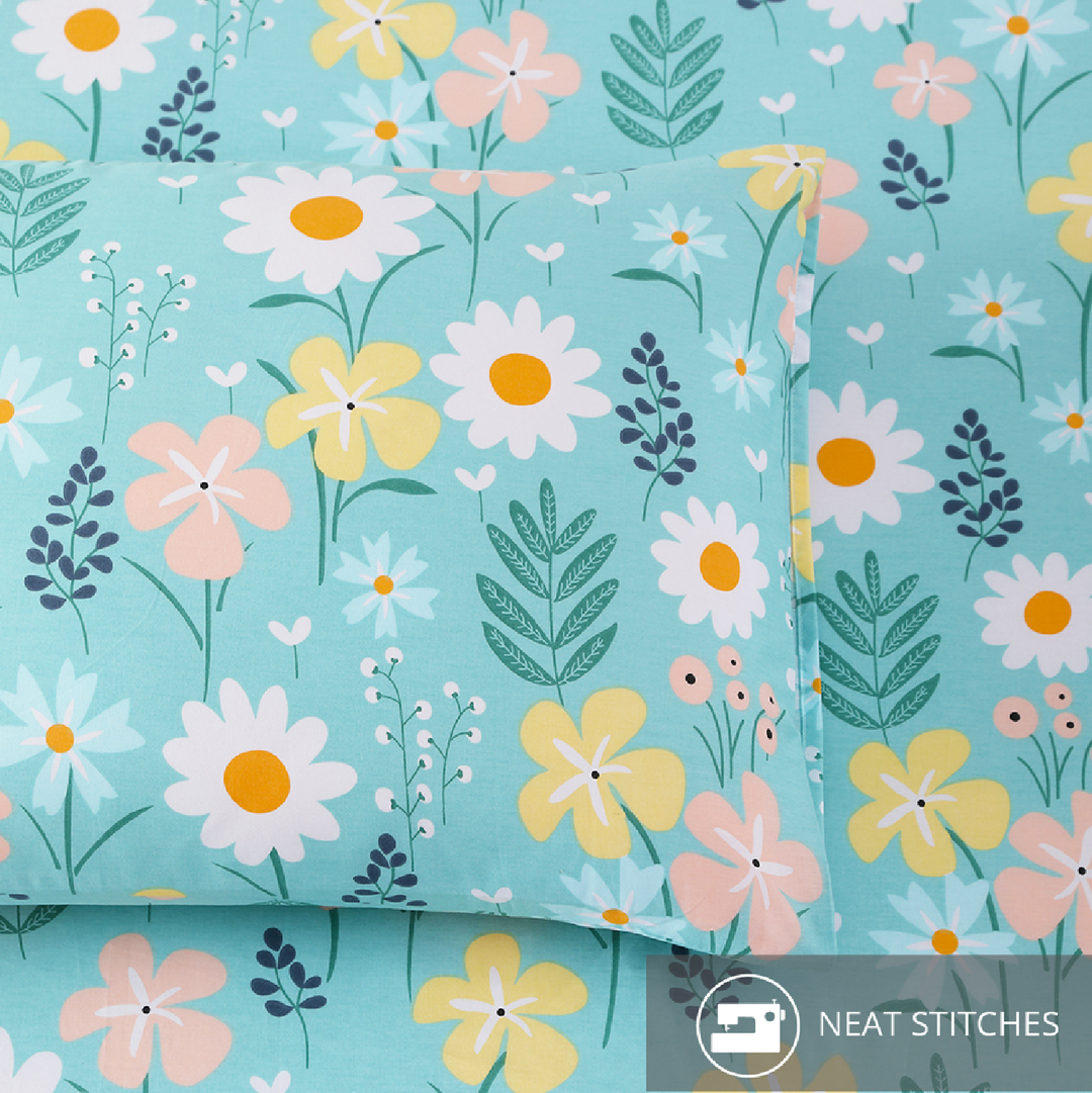 Inspire Kalista 100% Cotton Fitted Sheet Set