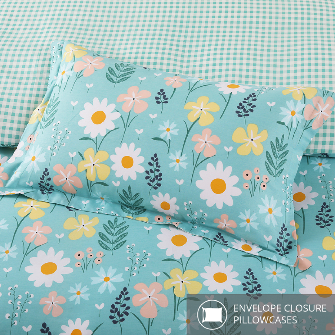 Inspire Kalista 100% Cotton Quilt Cover Set