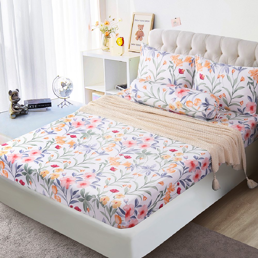 ⚡FLASH SALE⚡ Contempo Kyler 100% Cotton Fitted Sheet Set