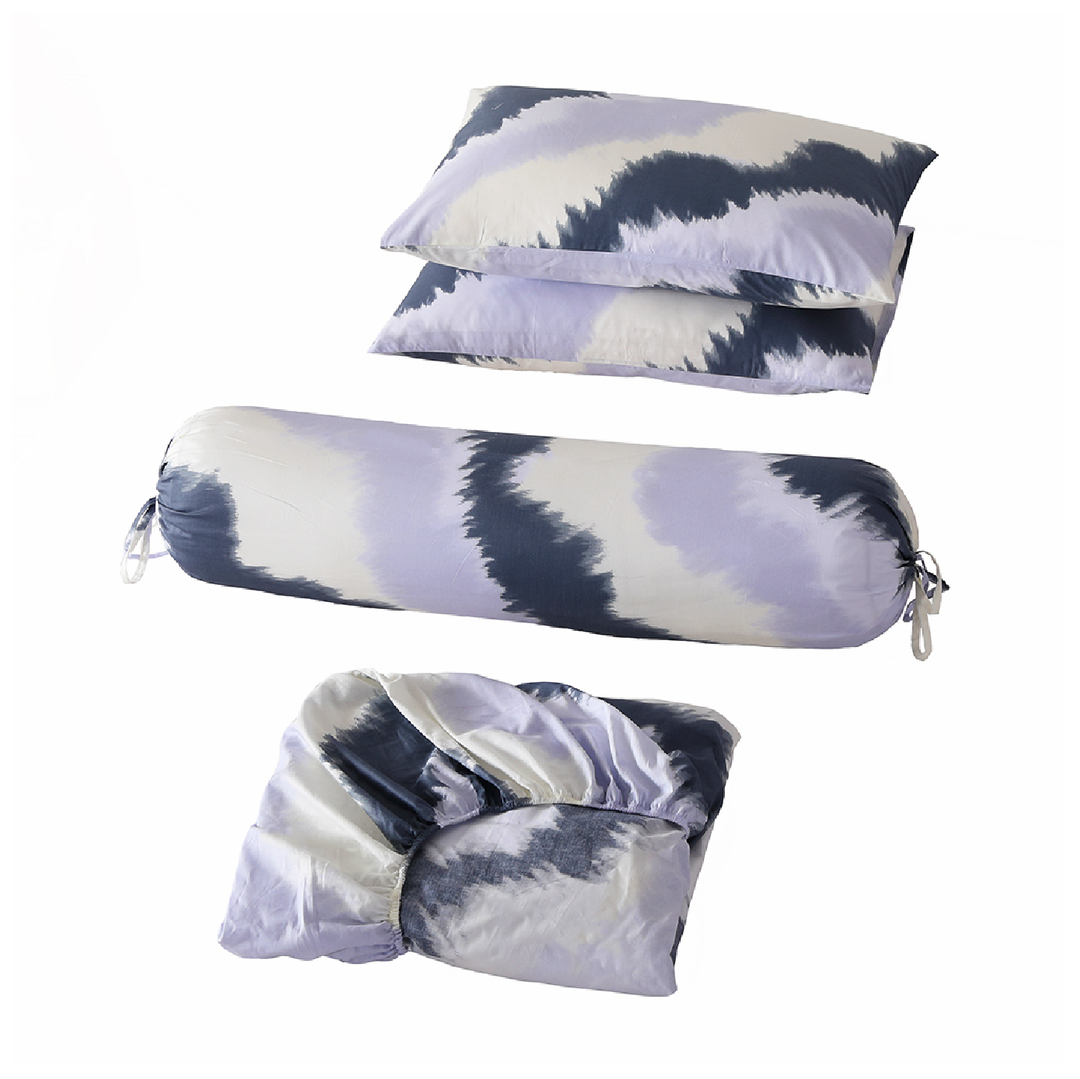 ⚡FLASH SALE⚡ Contempo Laze 100% Cotton Fitted Sheet Set