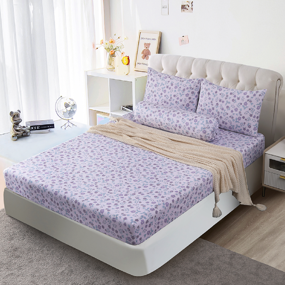 ⚡FLASH SALE⚡ Inspire Matilda 100% Cotton Fitted Sheet Set