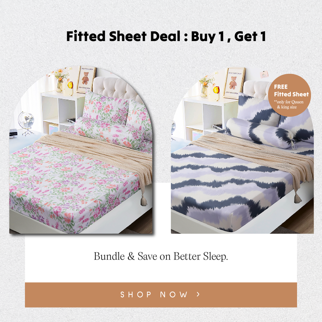 ⚡FLASH SALE⚡ Mega Bundle Deal- Contempo Gracie 100% Cotton Fitted Sheet Set