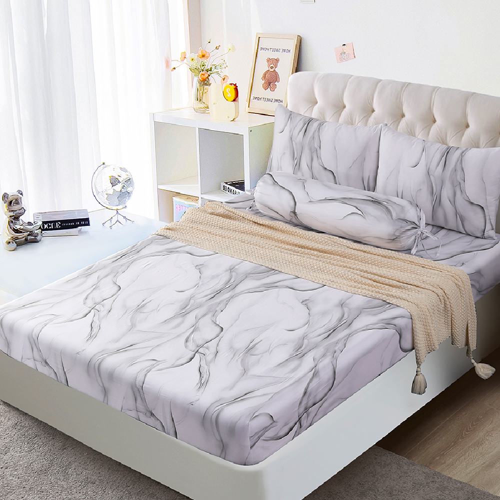 Contempo Mistee 100% Cotton Fitted Sheet Set