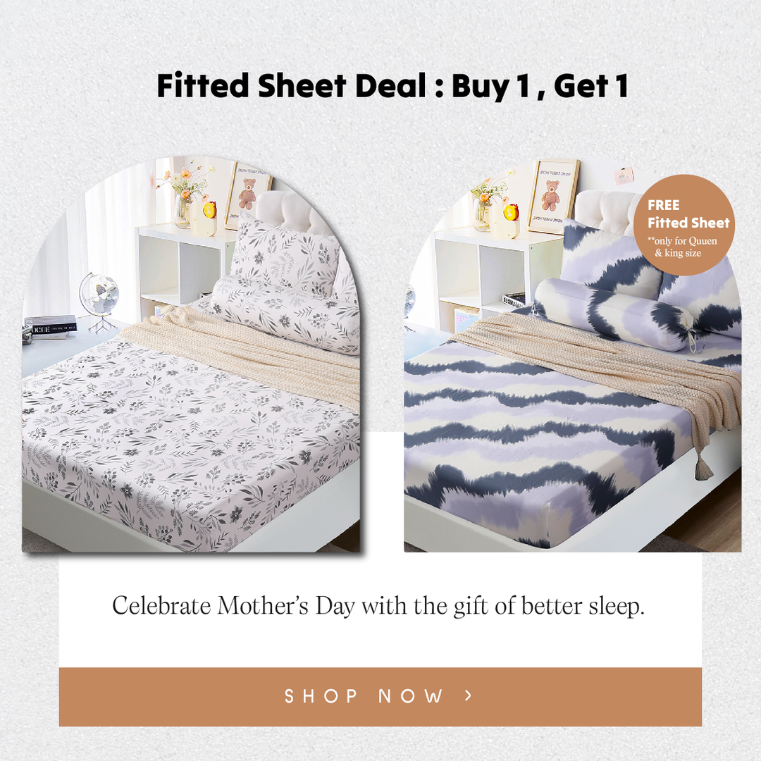 ⚡FLASH SALE⚡ Mother’s Day Bundle- Contempo Elowen 100% Cotton Fitted Sheet Set