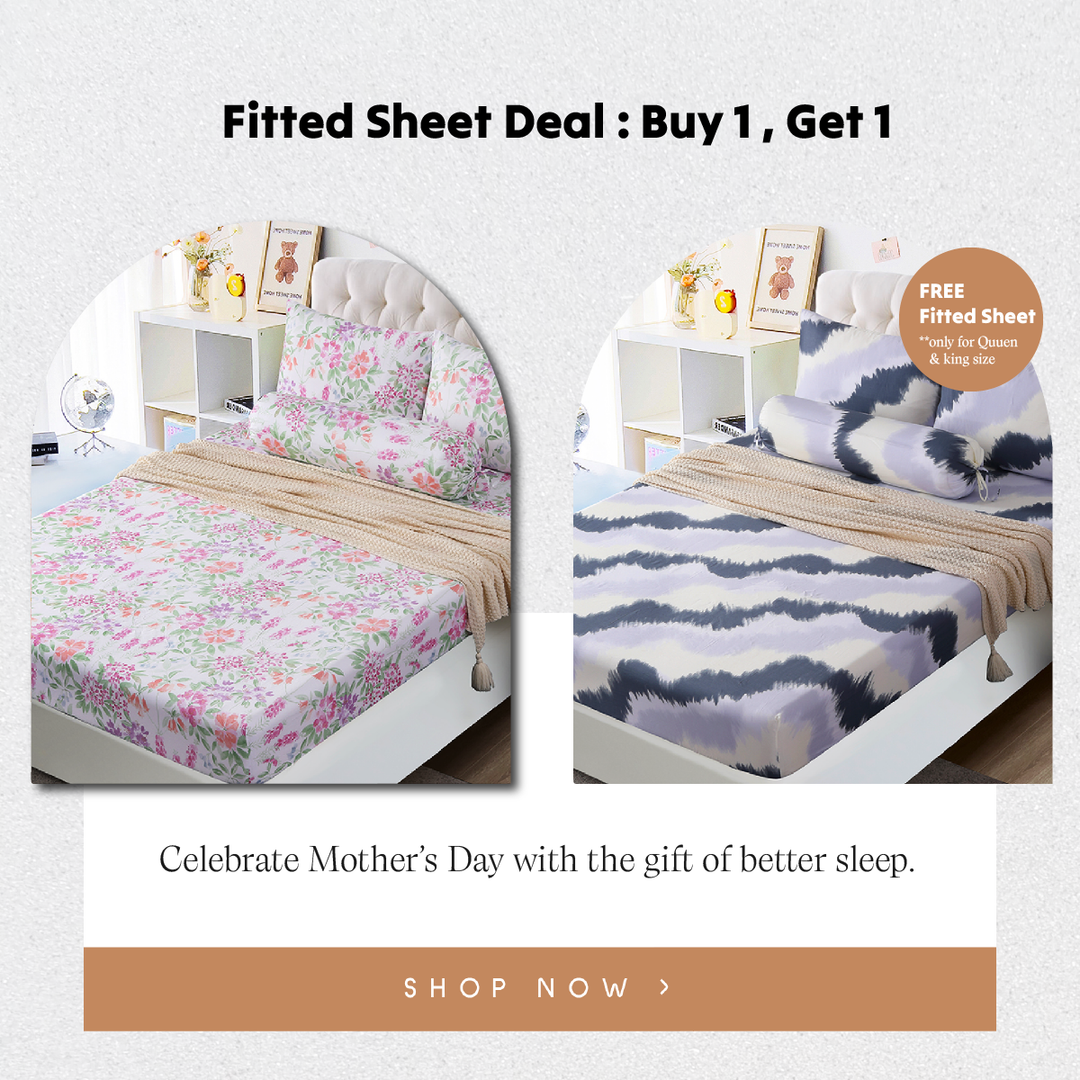 ⚡FLASH SALE⚡ Mother’s Day Bundle- Contempo Gracie 100% Cotton Fitted Sheet Set