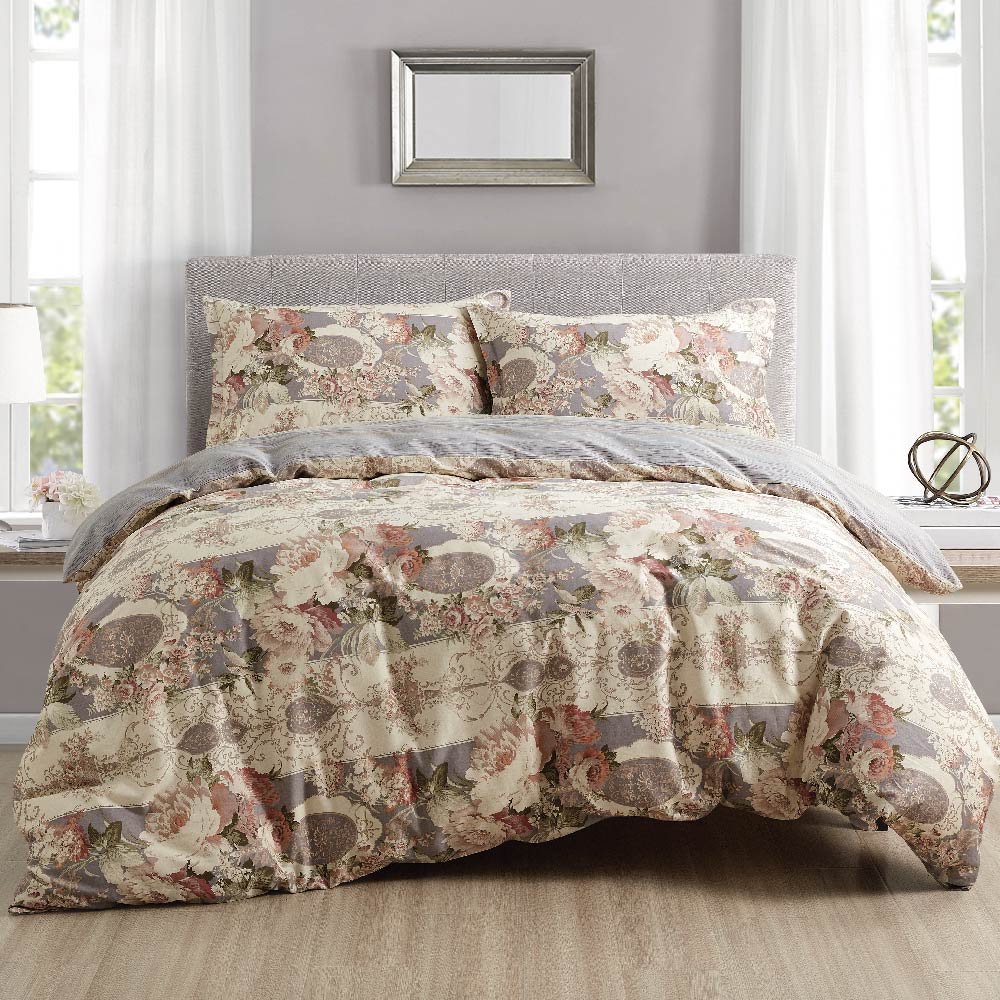 Royal Symphony Orienblizz 100% Cotton Quilt Cover Set - Aussino Malaysia