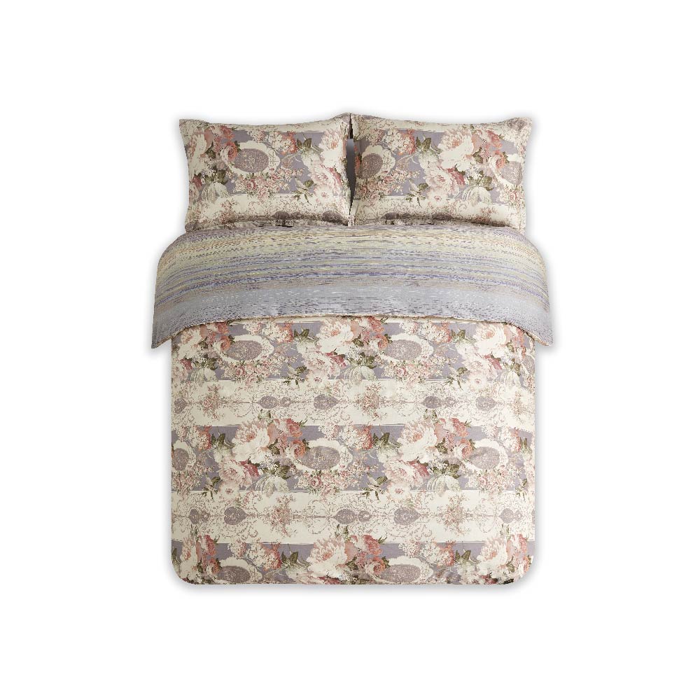 Royal Symphony Orienblizz 100% Cotton Quilt Cover Set - Aussino Malaysia