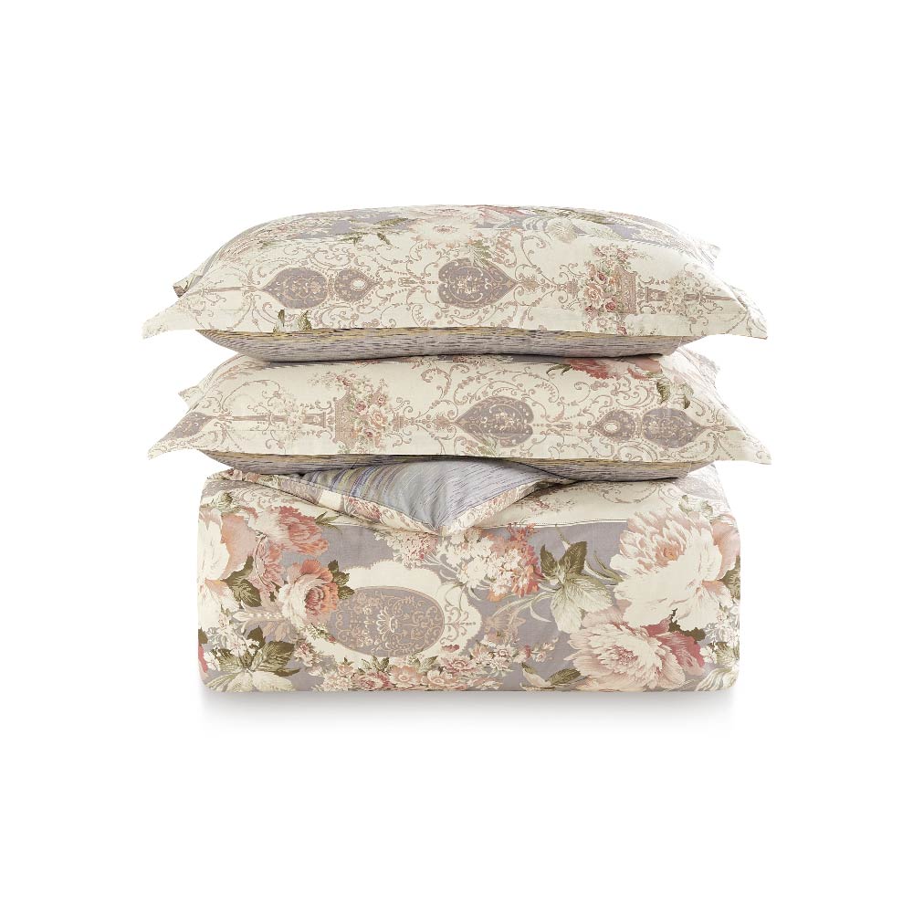 Royal Symphony Orienblizz 100% Cotton Quilt Cover Set - Aussino Malaysia
