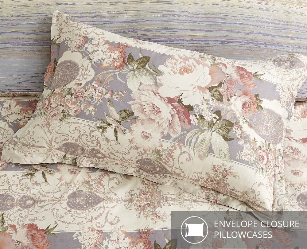 Royal Symphony Orienblizz 100% Cotton Quilt Cover Set - Aussino Malaysia