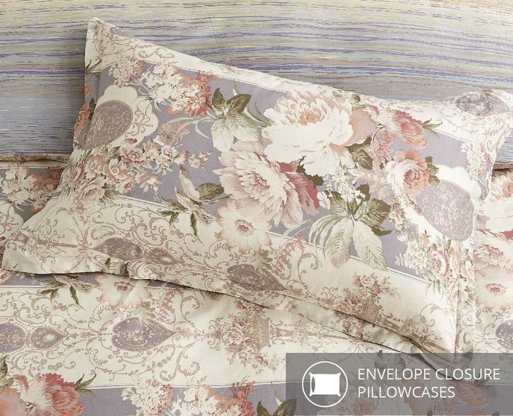 Royal Symphony Orienblizz 100% Cotton Quilt Cover Set - Aussino Malaysia