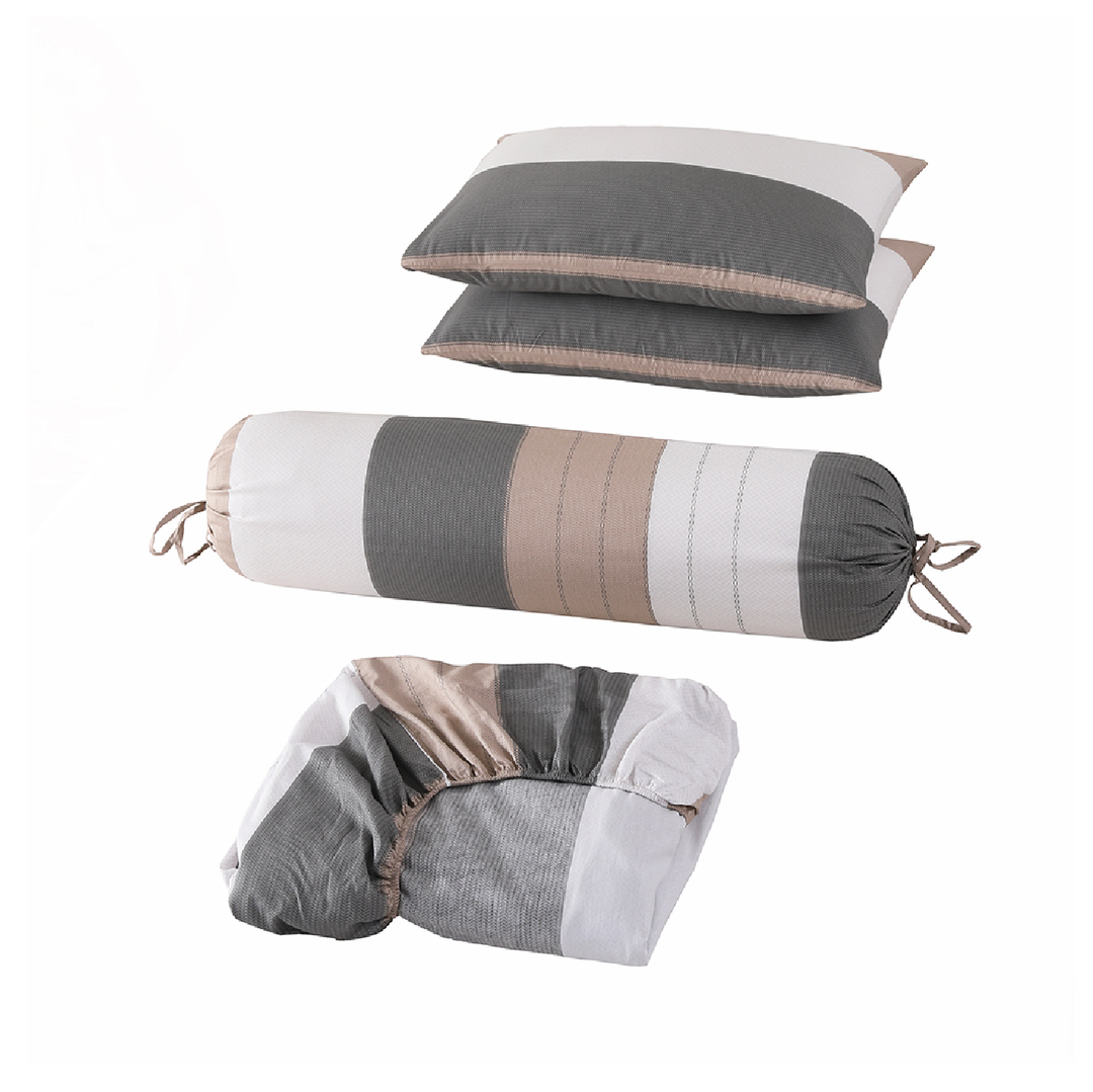 Inspire Pierson 100% Cotton Fitted Sheet Set