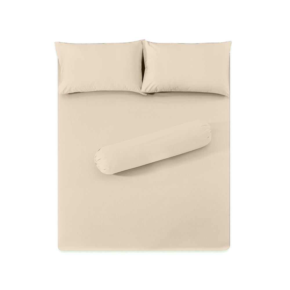 Solid Colored Fitted Sheet Sets 100% Microfiber