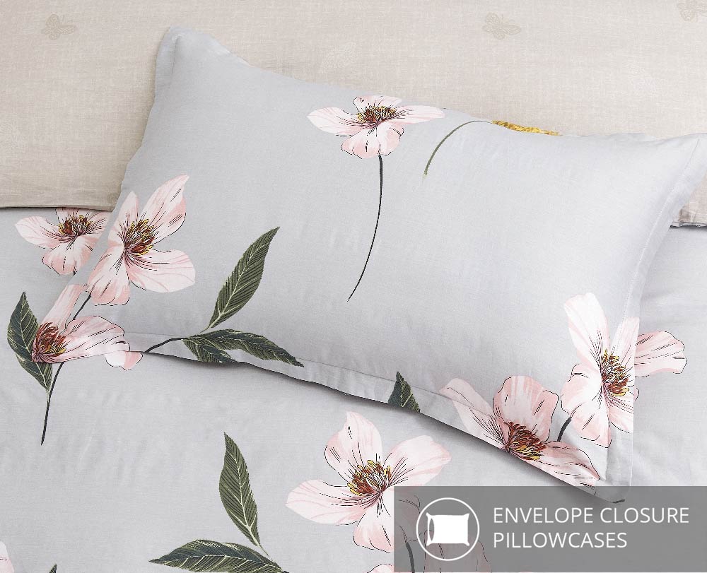 Contempo Regina 100% Cotton Quilt Cover Set - Aussino Malaysia