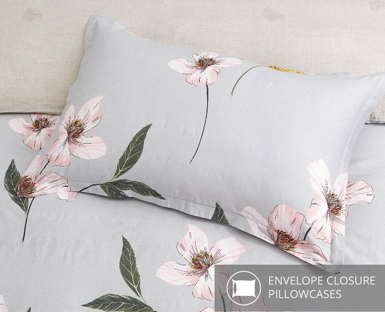 Contempo Regina 100% Cotton Quilt Cover Set - Aussino Malaysia