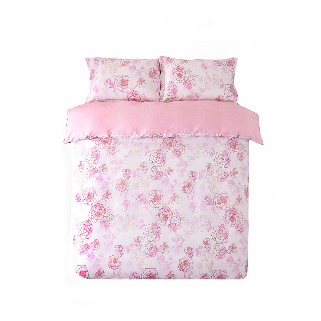 Contempo Rosalyn 100% Cotton Quilt Cover Set