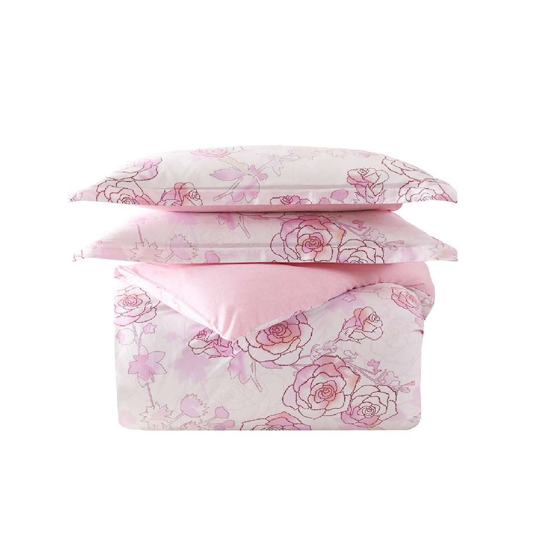 Contempo Rosalyn 100% Cotton Quilt Cover Set