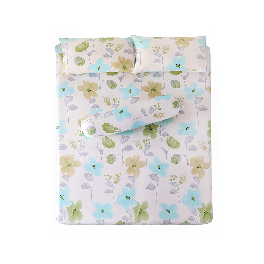 Contempo Sylvia 100% Cotton Fitted Sheet Set